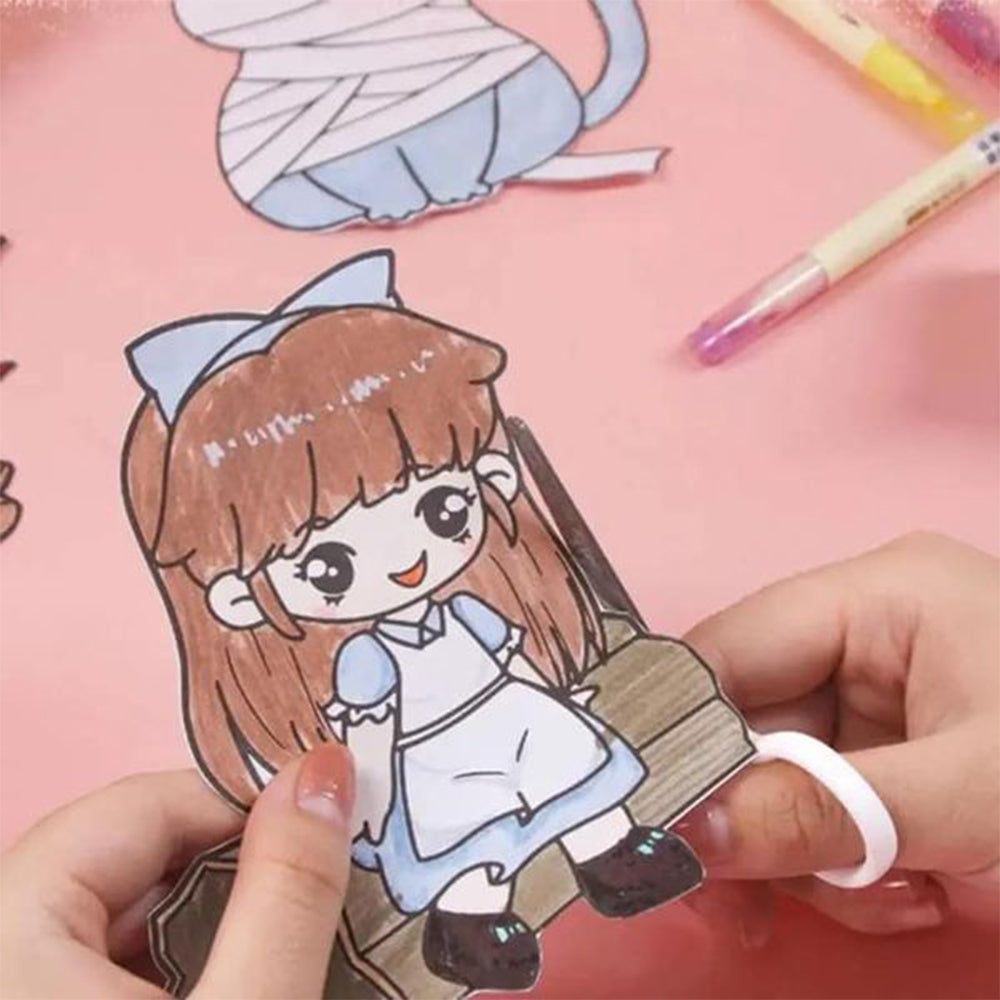 CHILDREN DRAWING ROLL BOOK