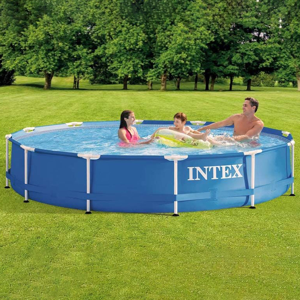 INTEX ROUND FRAME SWIMMING POOL (3.66 M X 76 CM)