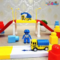 Thumbnail for KIDS PARKING LOT BLOCK GAME SET - 51 PCS