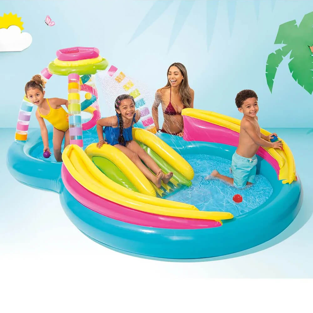 INTEX RAINBOW FUNNEL PLAY CENTER POOL FOR KIDS  - 56137