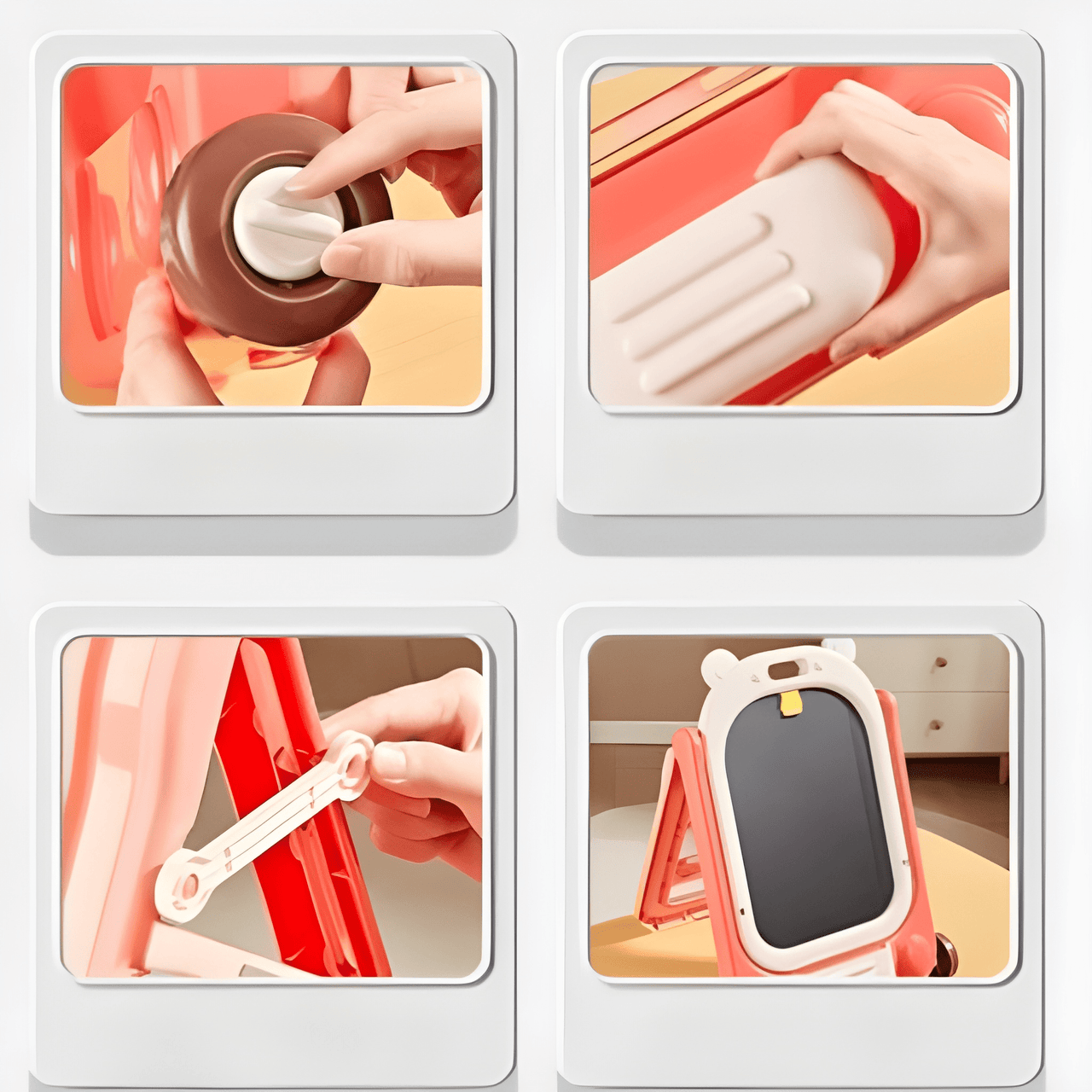 ADORABLE BEAR DOUBLE-SIDED KIDS EASEL DRAWING BOARD