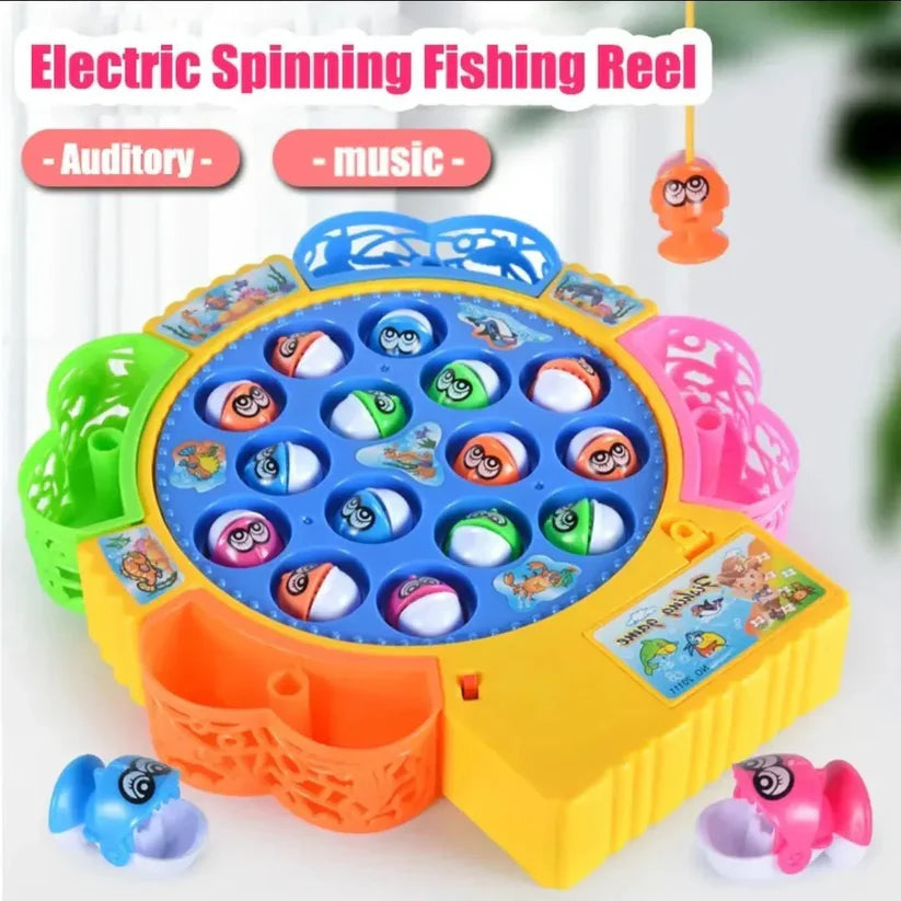 15PCS ELECTRIC MUSICAL FISHING GAME