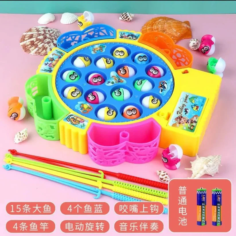 15PCS ELECTRIC MUSICAL FISHING GAME