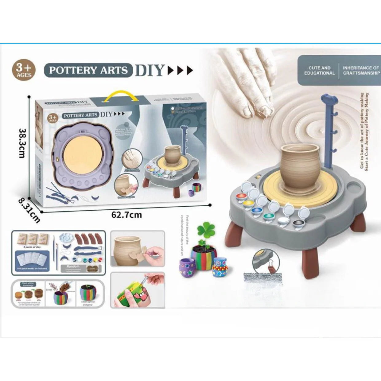 DIY ELECTRIC POTTERY MACHINE