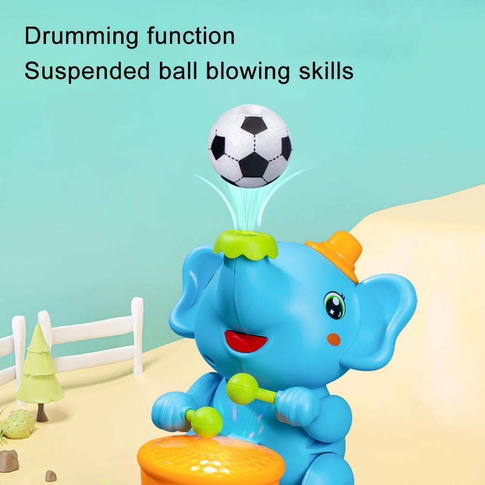 Musical Ball Blowing & Walking Elephant Toy