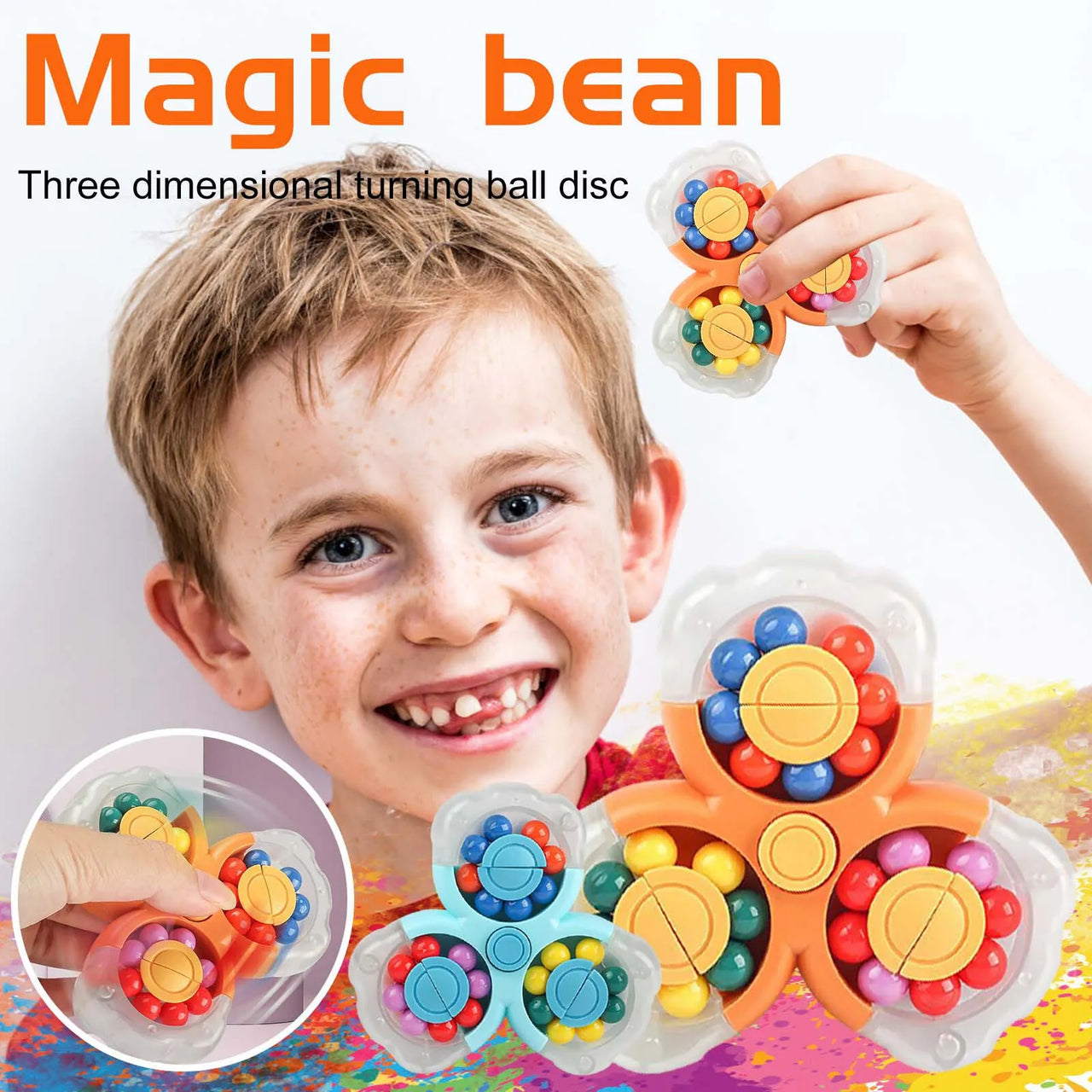 FIDGET SPINNER MAGIC BEAN TOY