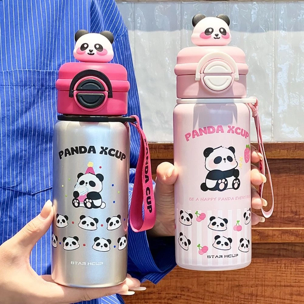 STAINLESS STEEL THERMOS CUP PANDA - 550ML