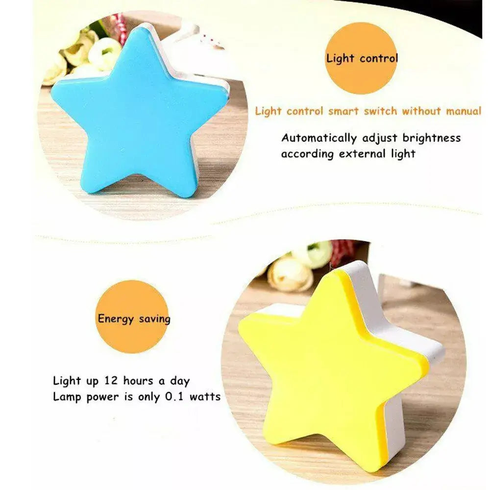 CUTE STAR LED PLUG-IN NIGHT LIGHT