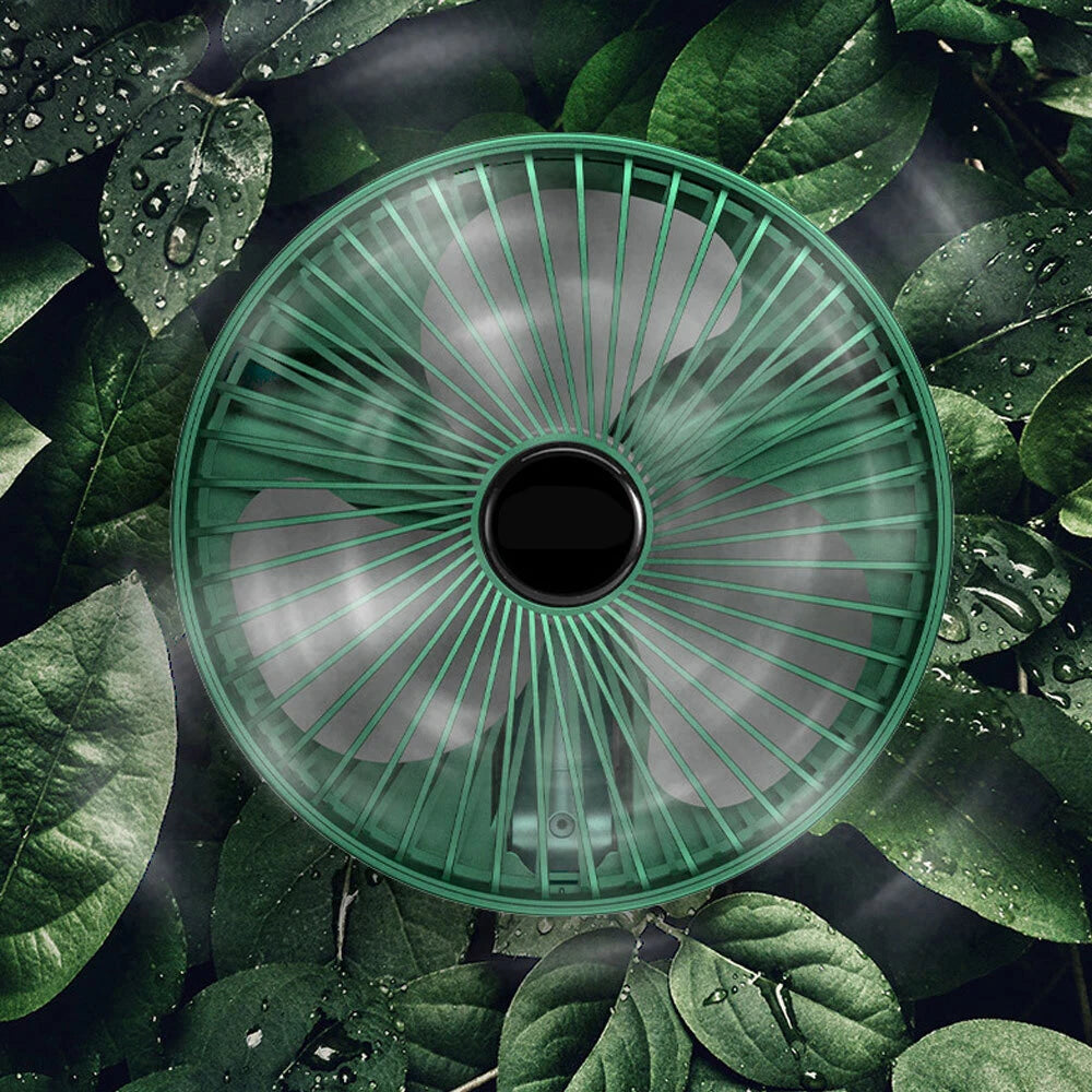 PORTABLE RECHARGEABLE TELESCOPIC FOLDING FAN