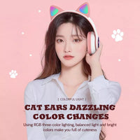 Thumbnail for CAT EAR HEADPHONES BLUETOOTH WIRELESS HEADSETS