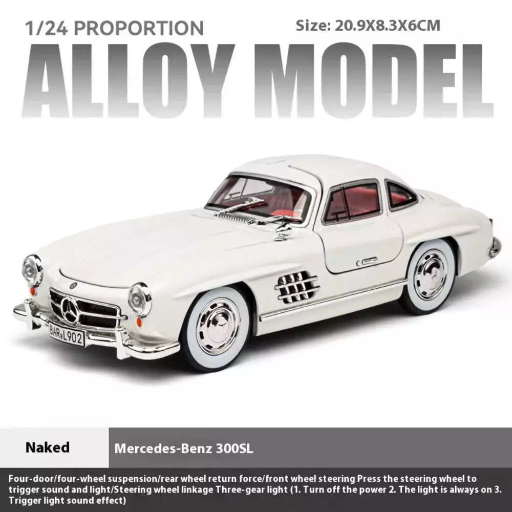 1:24 BENZ 300SL ALLOY DIECAST MODEL