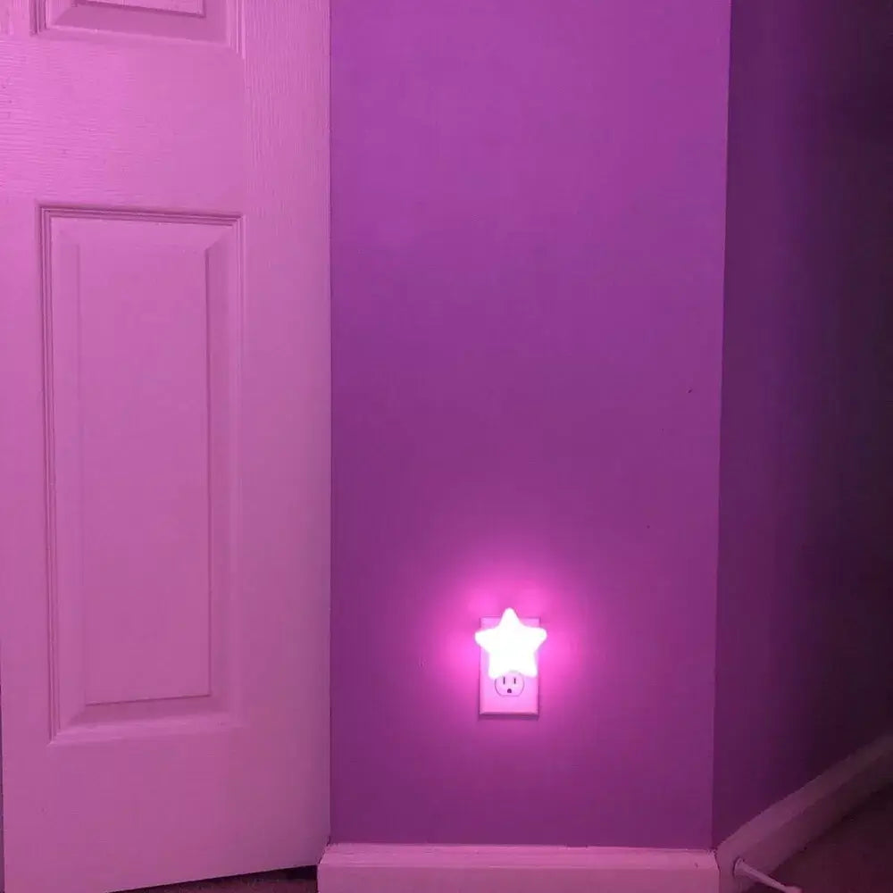 CUTE STAR LED PLUG-IN NIGHT LIGHT