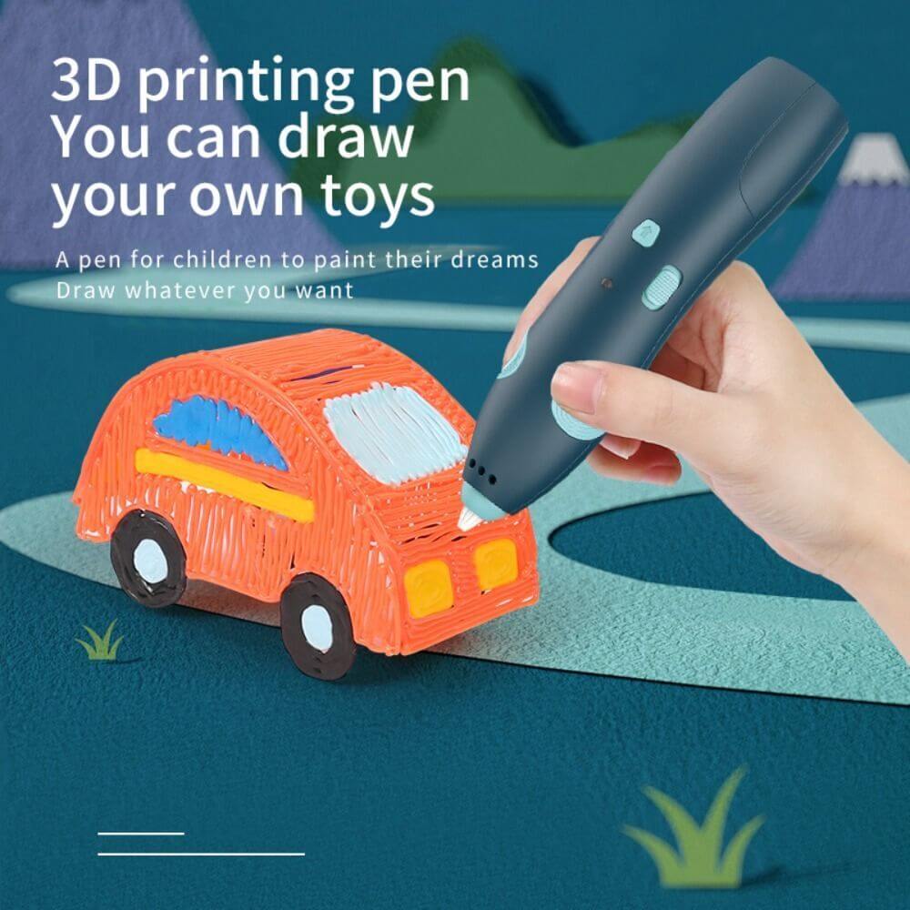 WIRELESS 3D DRAWING PRINTING PENCIL WITH PLA FILAMENTS