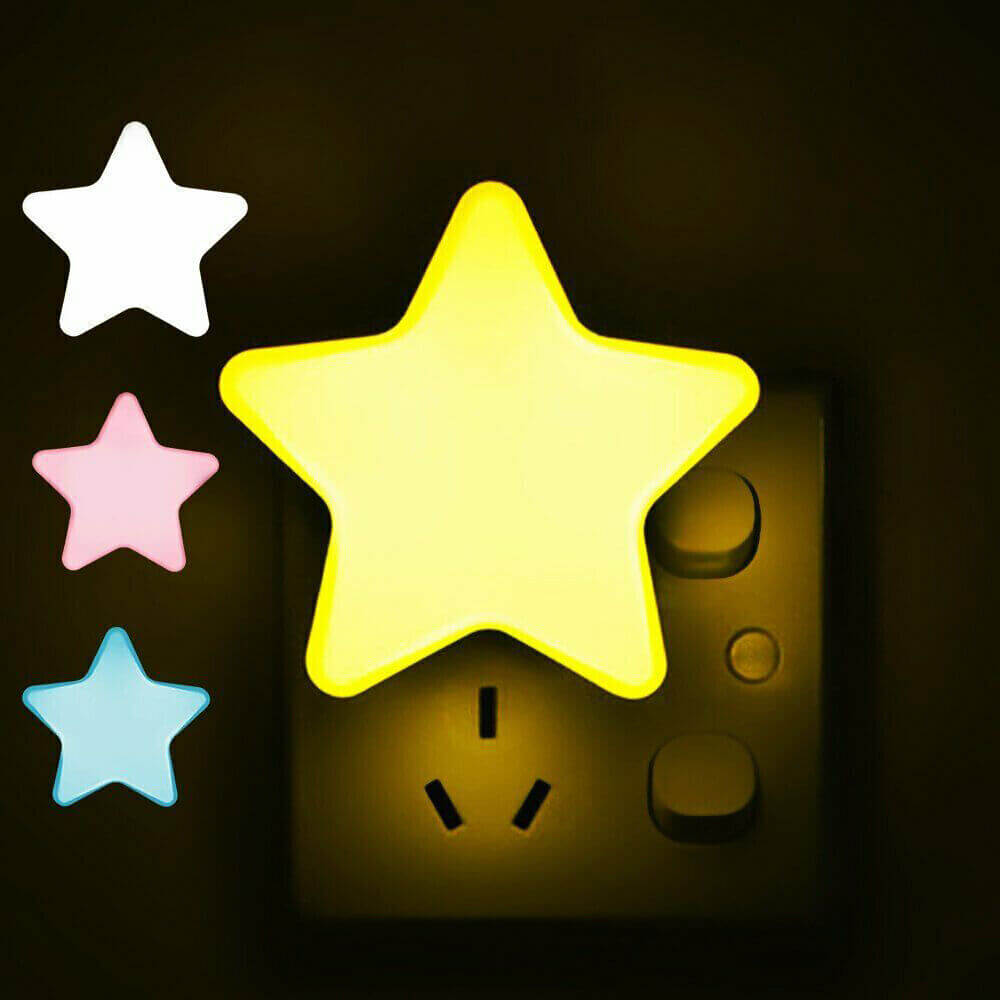 CUTE STAR LED PLUG-IN NIGHT LIGHT