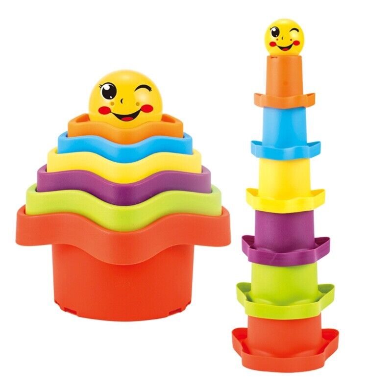 CUTE FUNNY STACKING CUPS FOR KIDS