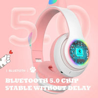 Thumbnail for CAT EAR HEADPHONES BLUETOOTH WIRELESS HEADSETS