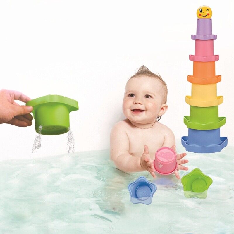 CUTE FUNNY STACKING CUPS FOR KIDS