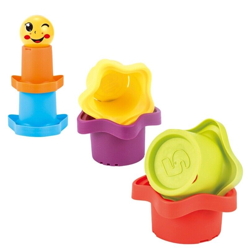 CUTE FUNNY STACKING CUPS FOR KIDS