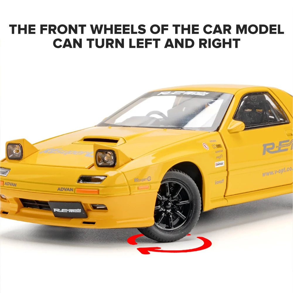 1:24 MAZDA RX7 ALLOY DIECAST MODEL