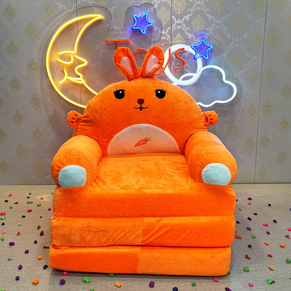 KIDS FOLDABLE SOFA CUM-BED SEATER - 3 STEP