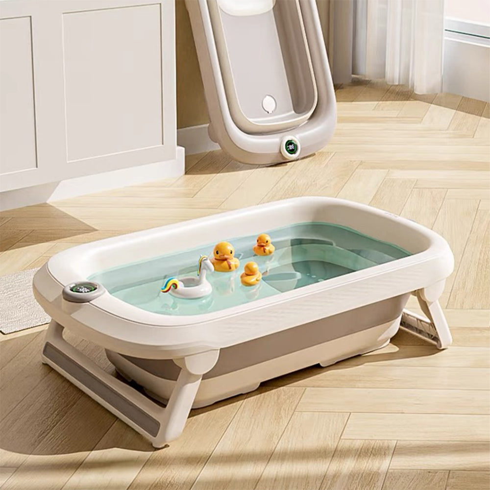 PORTABLE TEMPRATURE  FOLDABLE BABY BATHTUB