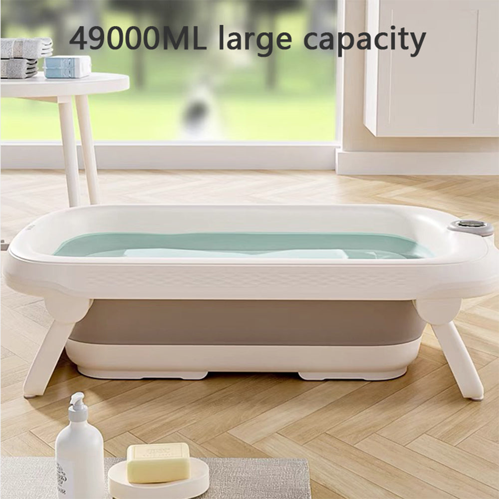 PORTABLE TEMPRATURE  FOLDABLE BABY BATHTUB