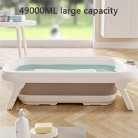 Thumbnail for PORTABLE TEMPRATURE  FOLDABLE BABY BATHTUB