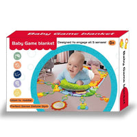 Thumbnail for BABY ACTIVITY SOFT BLANKET WITH RATTLE