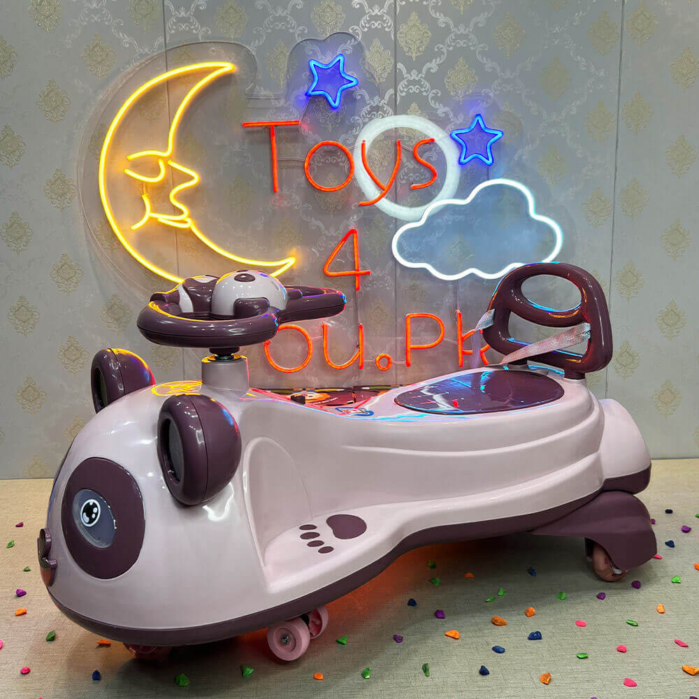 PANDA KIDS RIDE ON TWISTER WITH LIGHT & MUSIC