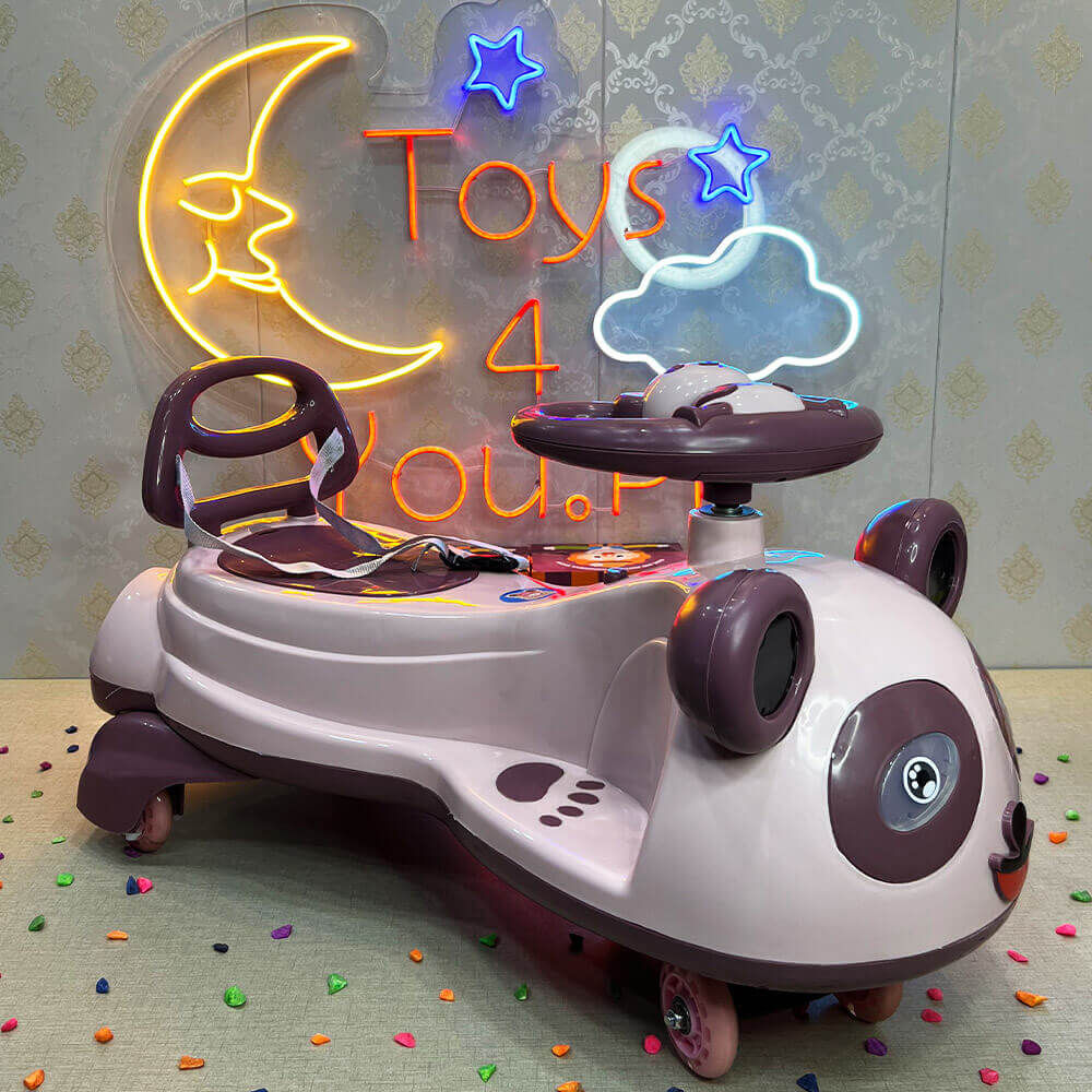 PANDA KIDS RIDE ON TWISTER WITH LIGHT & MUSIC