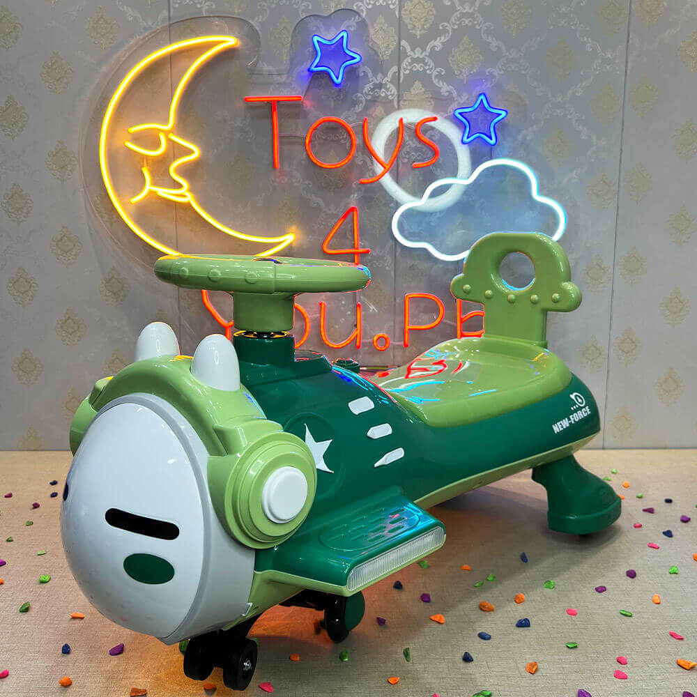 KIDS RIDE ON TWISTER CAR WITH LIGHT & MUSIC