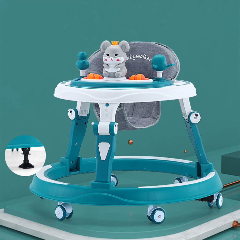 FULLY FIBER ROUND SHAPE FOLDABLE BABY WALKER