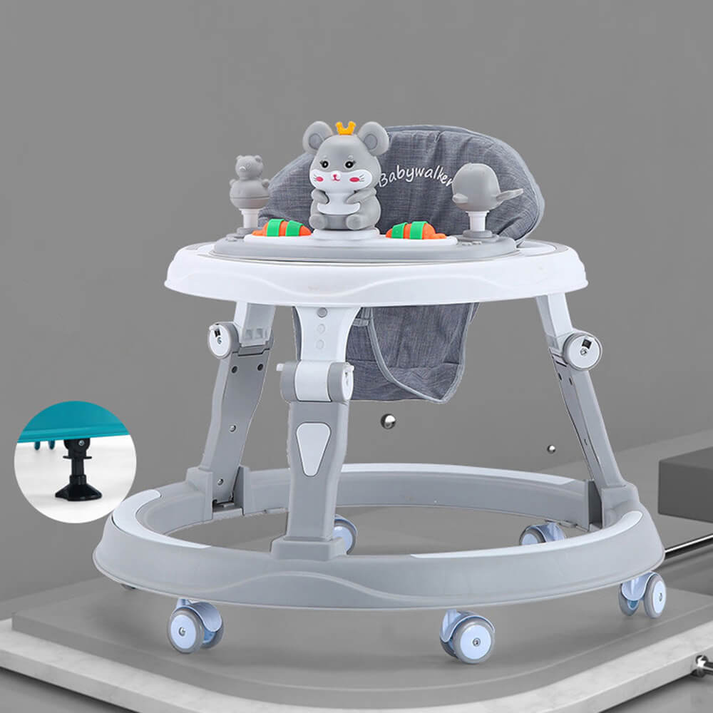 FULLY FIBER ROUND SHAPE FOLDABLE BABY WALKER