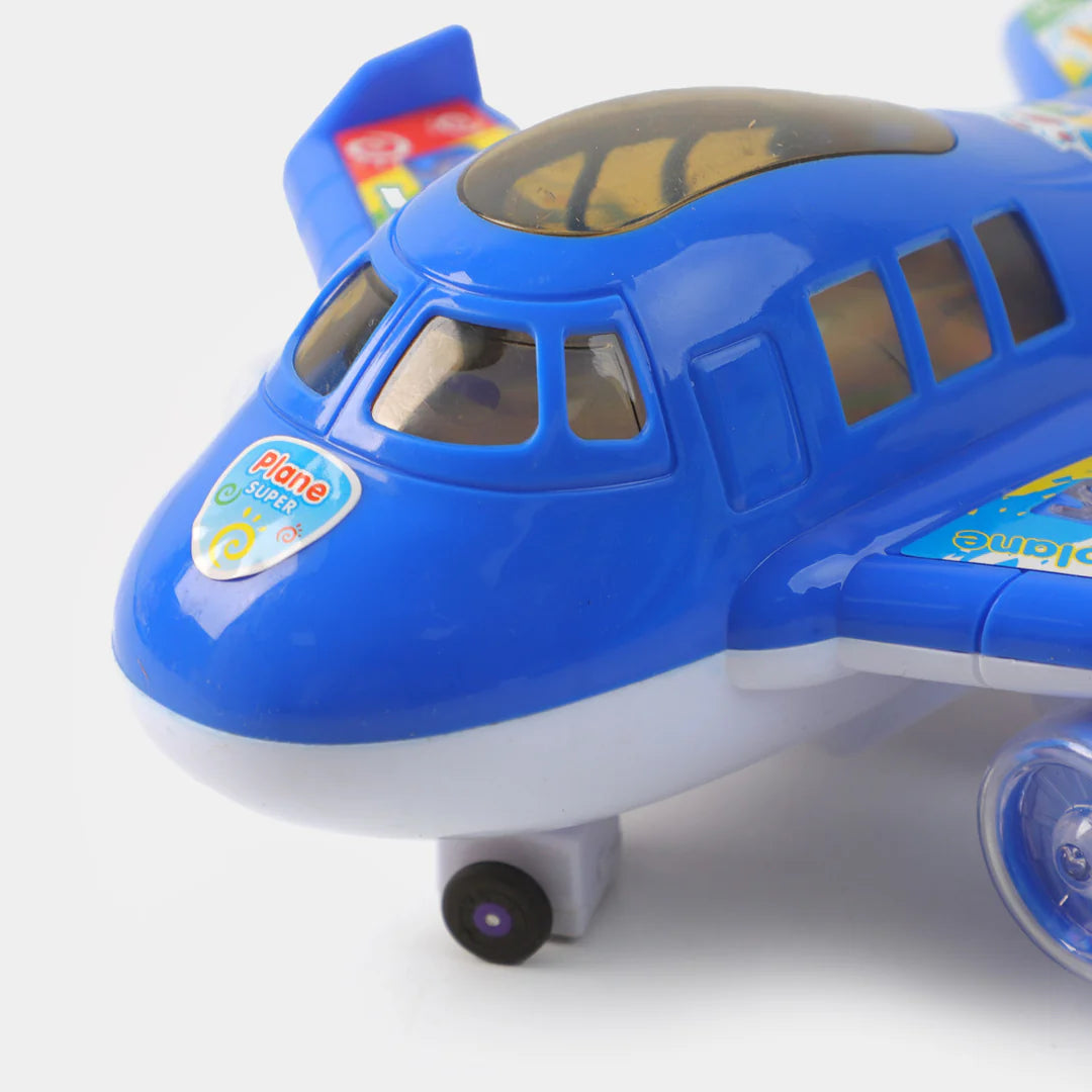 ELECTRIC AIRPLANE WITH LIGHT & SOUND TOY