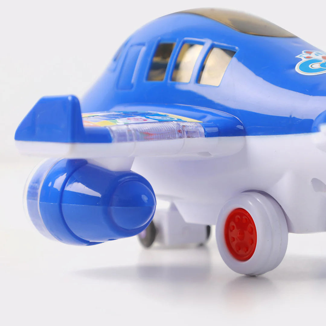 ELECTRIC AIRPLANE WITH LIGHT & SOUND TOY